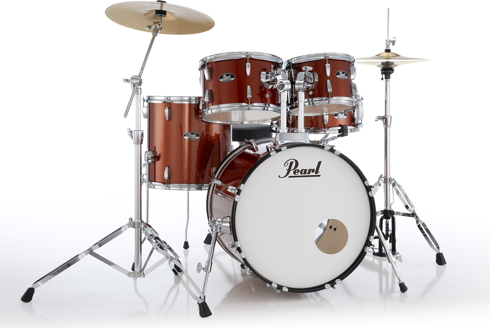 Pearl Roadshow Fusion 20'' - 5 FÛts - Burnt Orange Sparkle - Batería acústica fusion - Variation 4