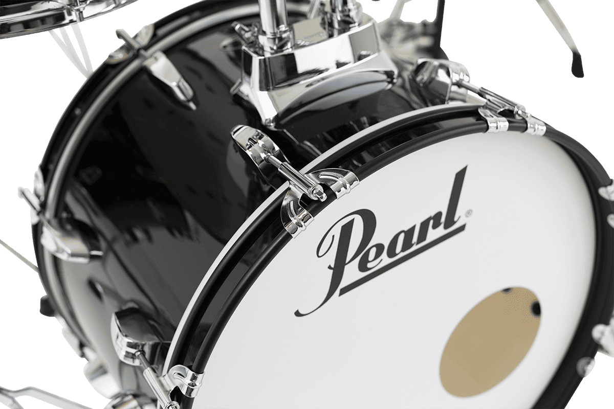Pearl Roadshow Junior 18 Rss585cc-31 + Pack Sabian Solar - 5 FÛts - Jet Black - Batería acústica jazz - Variation 1