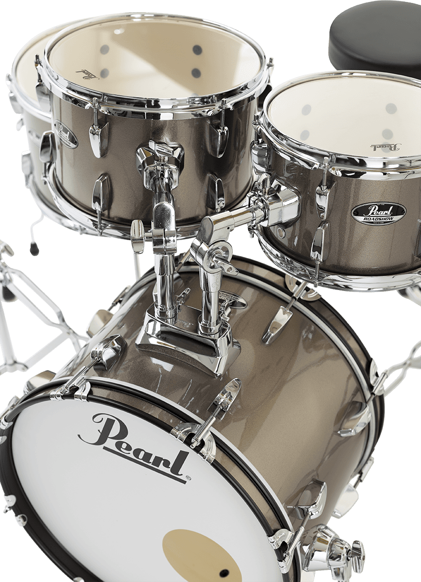 Pearl Roadshow Plus Junior 18'' + Pack Sabian Solar 3 Cy - 5 FÛts - Bronze Metallic - Batería acústica junior - Variation 3