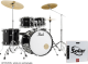 Roadshow Plus Rock 22'' + Pack Sabian Solar 3 Cymbales - 5 piezas - jet black