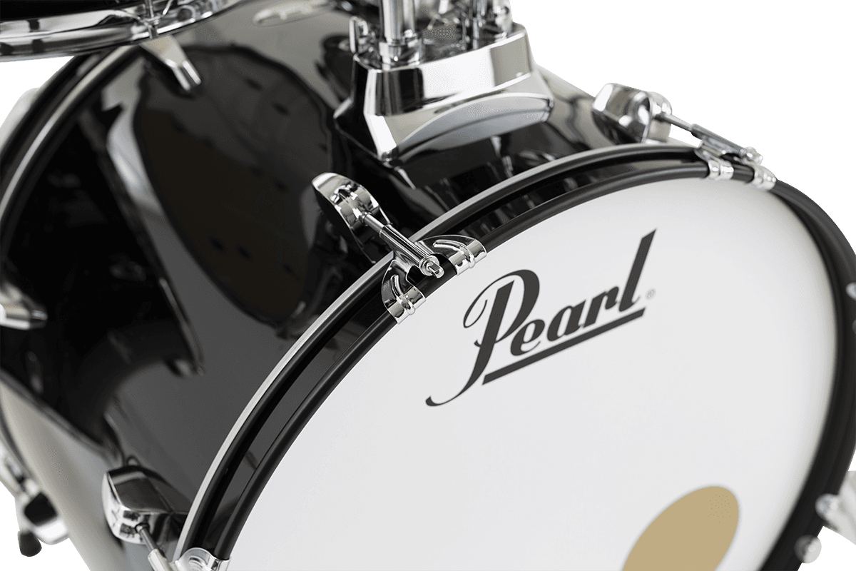 Pearl Roadshow Plus Rock 22'' + Pack Sabian Solar 3 Cymbales - 5 FÛts - Jet Black - Batería acústica rock - Variation 2