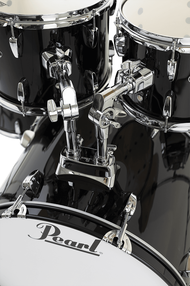 Pearl Roadshow Plus Rock 22'' + Pack Sabian Solar 3 Cymbales - 5 FÛts - Jet Black - Batería acústica rock - Variation 3