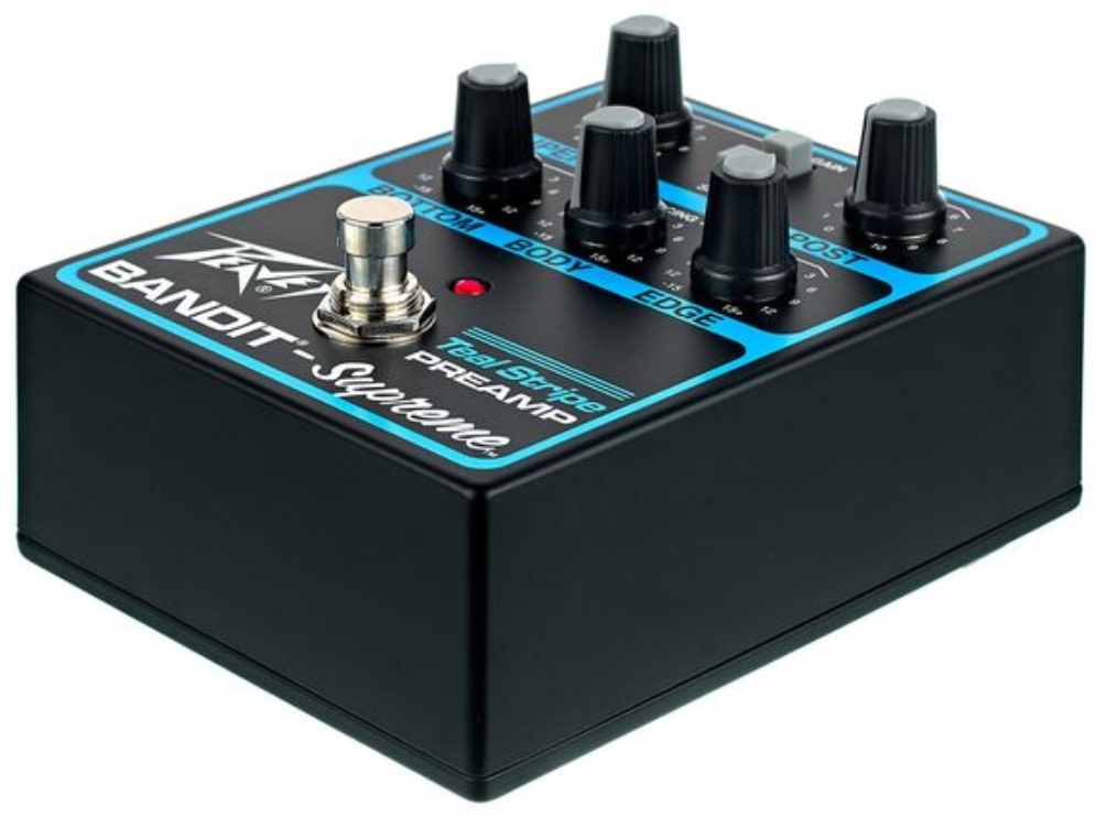 Peavey Bandit Supreme Teal Stripe Preamp Legacy - Pedal overdrive / distorsión / fuzz - Variation 1