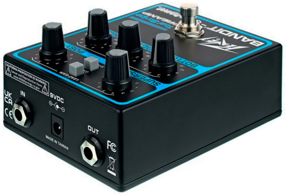 Peavey Bandit Supreme Teal Stripe Preamp Legacy - Pedal overdrive / distorsión / fuzz - Variation 2