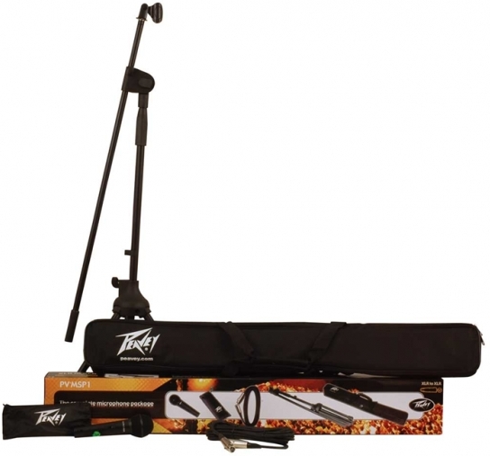 Peavey Msp1 Micro Pied Et Cable - Pack de micrófonos con soporte - Main picture