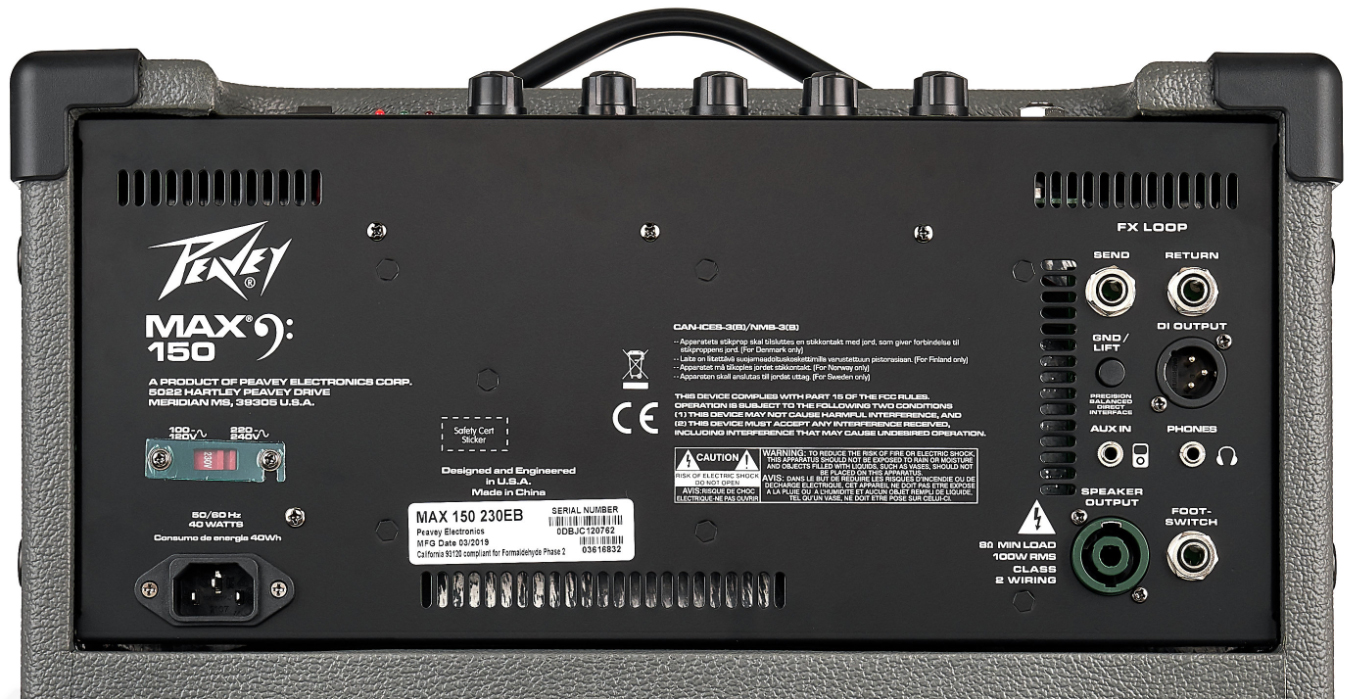 Peavey Max 150w 1x12 - Combo amplificador para bajo - Variation 4