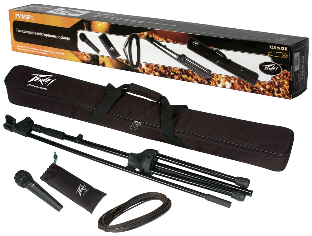 Peavey Msp1 Micro Pied Et Cable - Pack de micrófonos con soporte - Variation 1