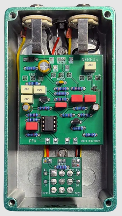 Pfx Circuits Nereus Vintage Tremolo - Pedal overdrive / distorsión / fuzz - Variation 1