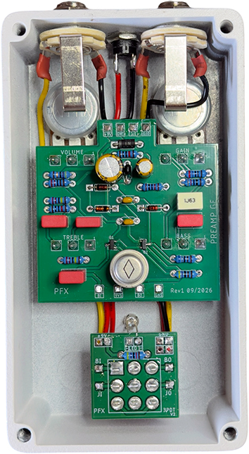 Pfx Circuits Preamp Ge Germanium - Pedal overdrive / distorsión / fuzz - Variation 3