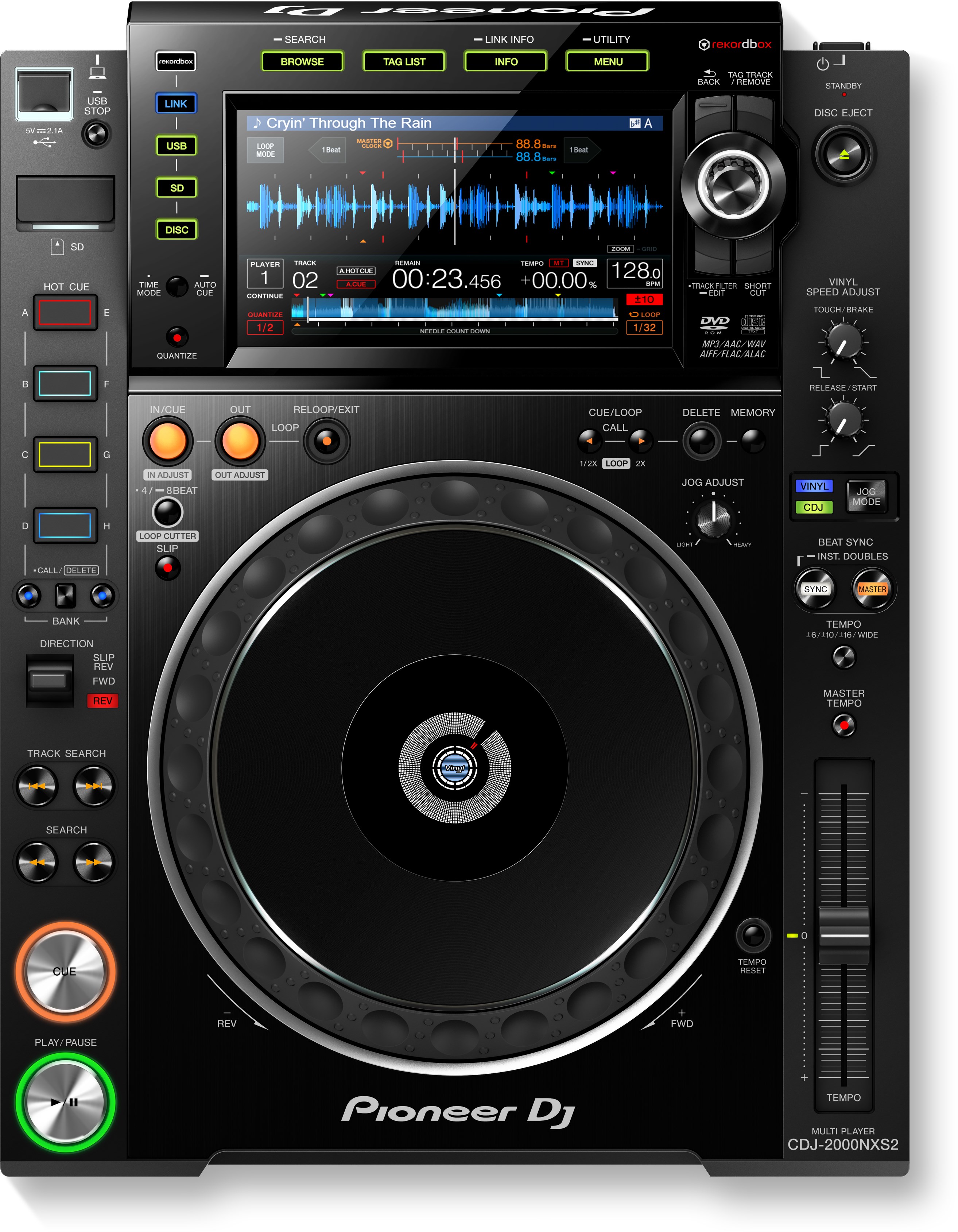 Pioneer Dj Cdj-2000nxs2 - Plato MP3 & CD - Variation 1