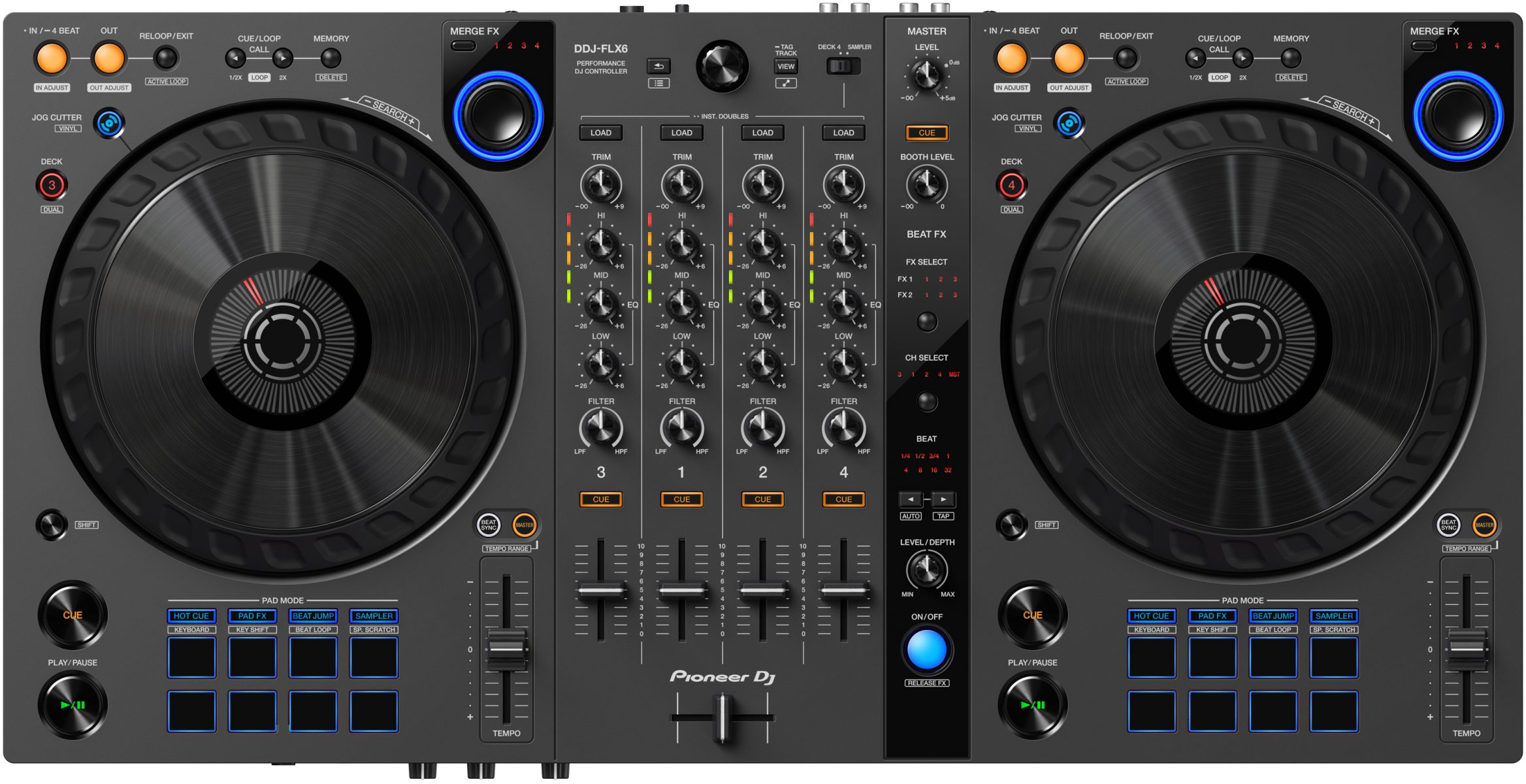 Pioneer Dj Ddj-flx6-gt - Controlador DJ USB - Main picture