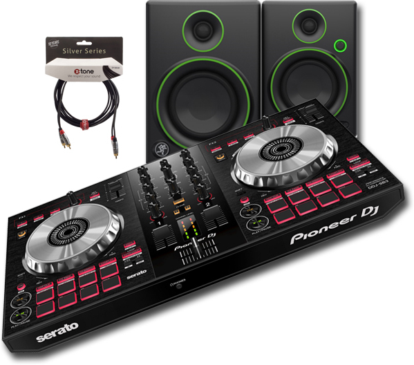 Pioneer Dj Ddj-sb3 + Mackie Cr3x + X-tone X2006-3m - 2 Rca(m) / 2 Rca(m) - DJ Sets - Main picture