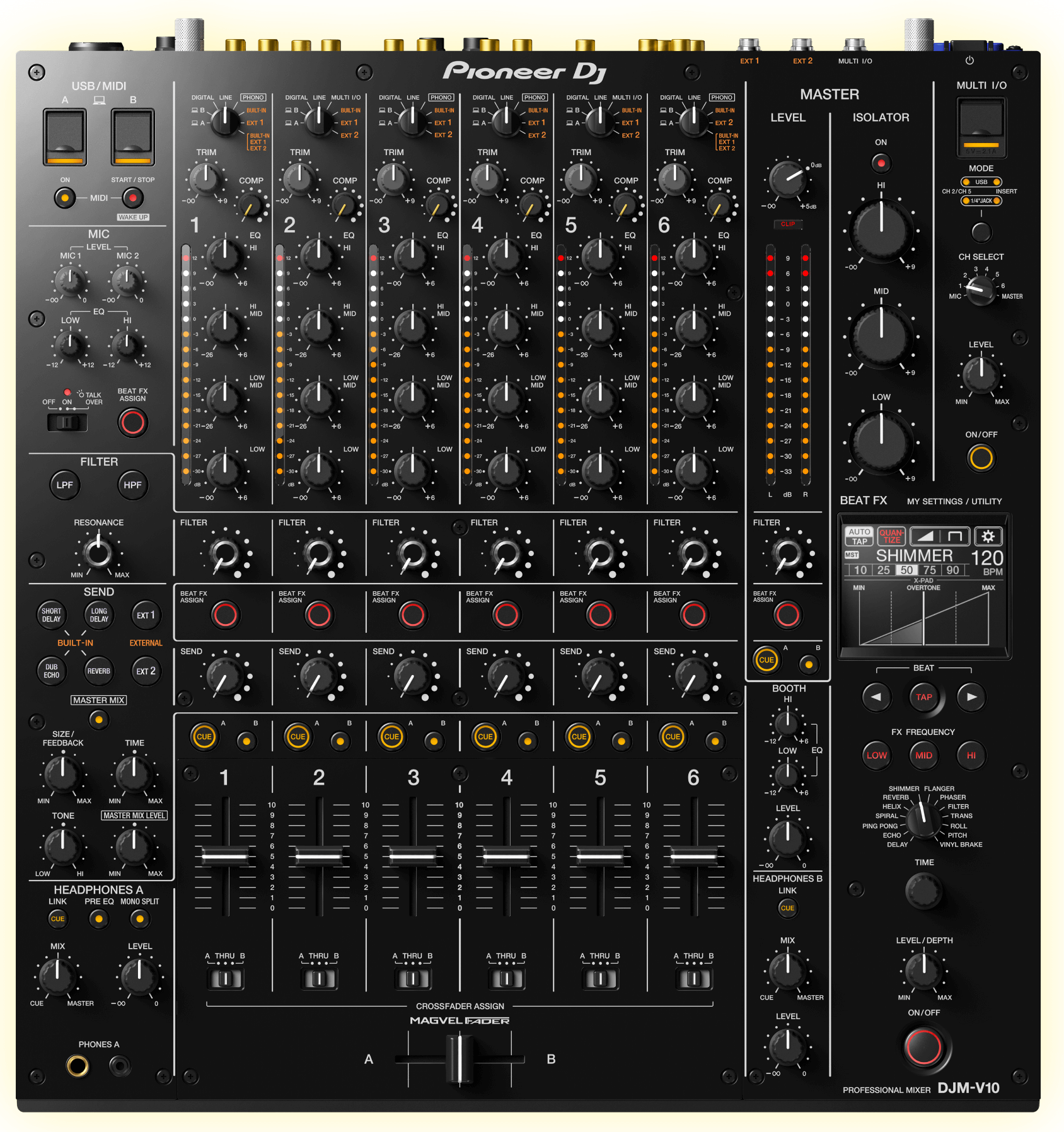 Pioneer Dj Djm-v10 - Mixer DJ - Main picture