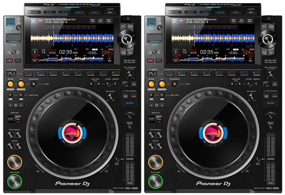 Full dj set Pioneer dj La paire de CDj 3000