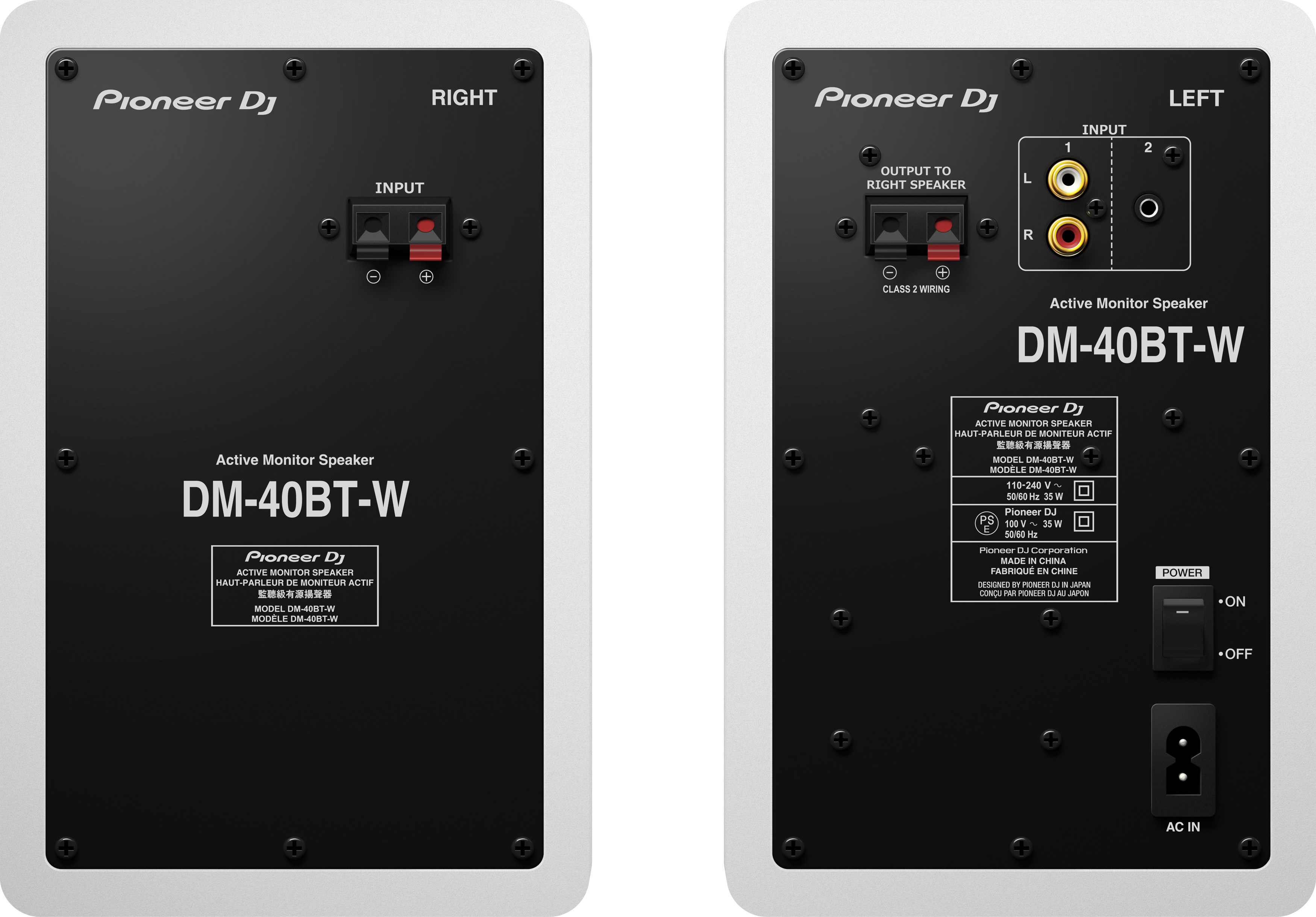 Pioneer Dj Dm-40bt-w - La Paire - Monitor de estudio activo - Variation 3