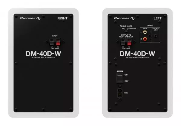 Monitor de estudio activo Pioneer dj DM-40D-W