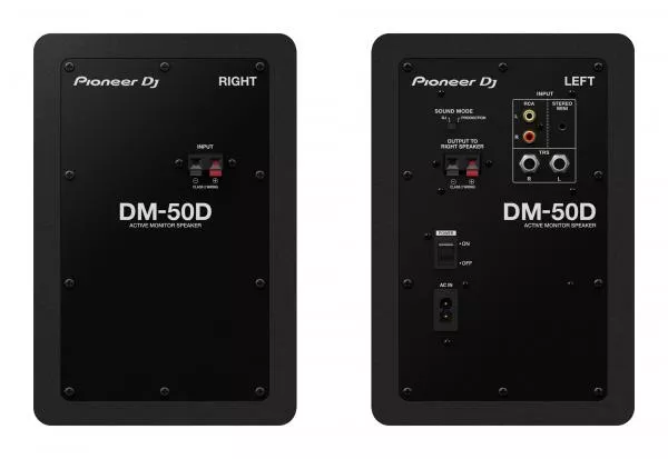 Monitor de estudio activo Pioneer dj DM-50D - la pareja