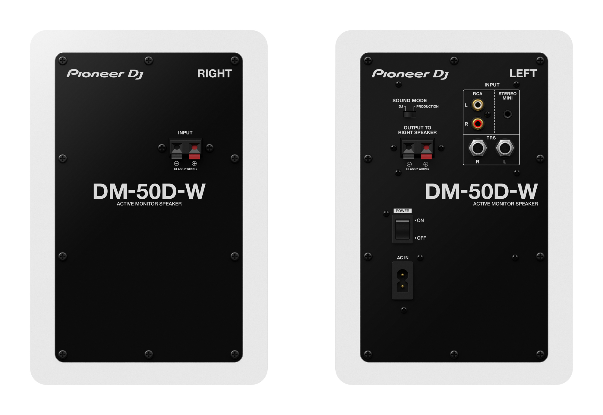 Pioneer Dj Dm-50d-w - La Paire - Monitor de estudio activo - Variation 1