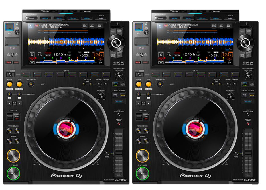 Full dj set Pioneer dj La paire de CDj 3000