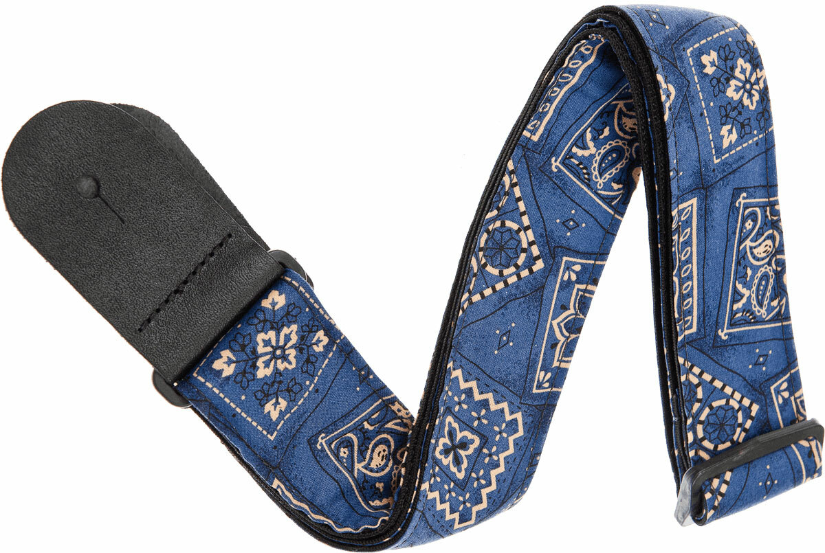 Planet Waves 50g03 Woven Polypropylene Rock Guitar Strap 50mm Bandana Blue - Correa - Main picture