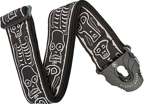 Planet Waves Joe Satriani Skull N Bones Woven Lock Signature Guitar Strap - Correa - Main picture