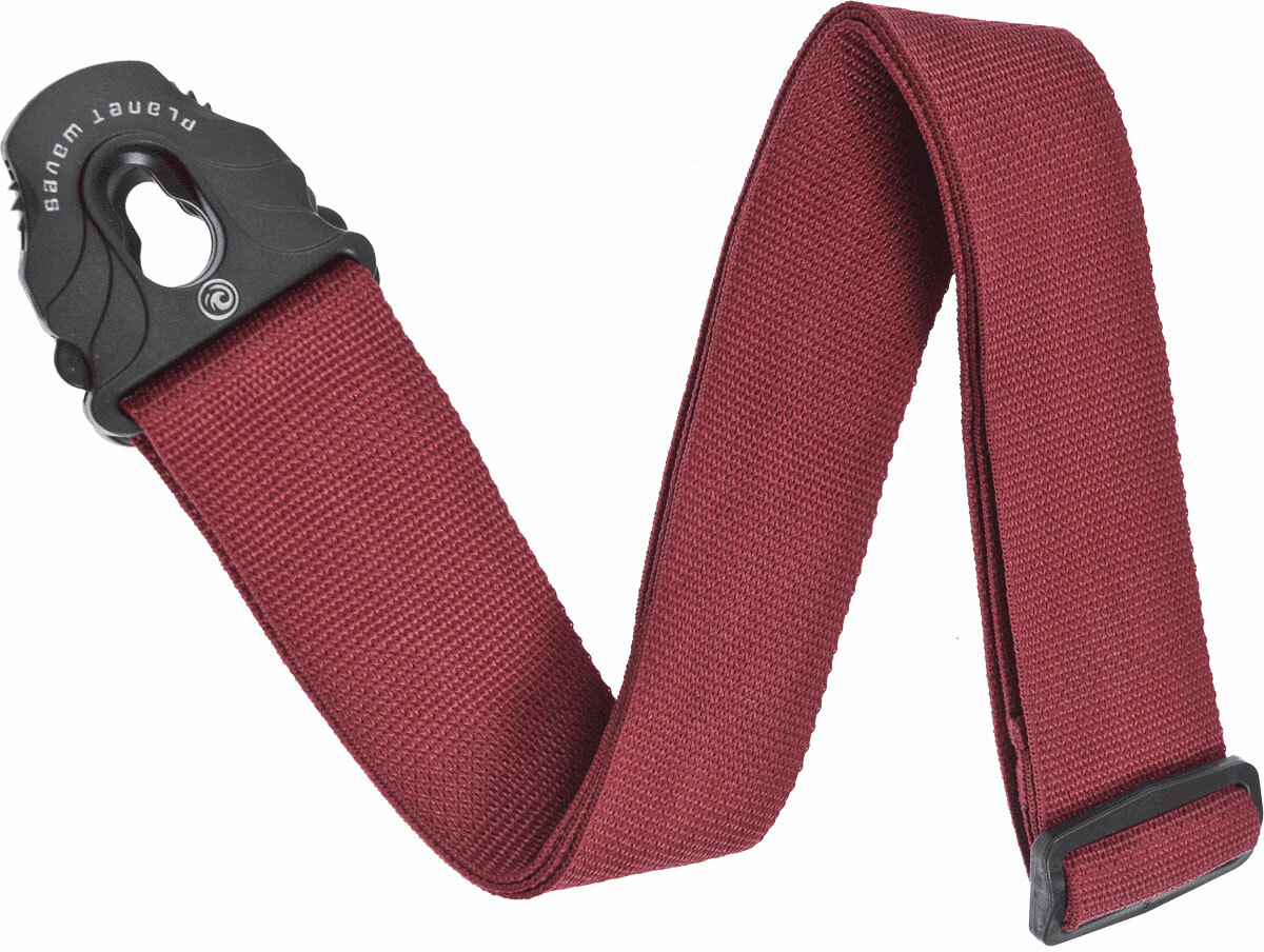 Planet Waves Spl201 Lock Woven Polypropylene Guitar Strap 50mm Red - Correa - Main picture