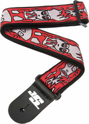 50JS02 Nylon Strap Joe Satriani Woven Up In Flames