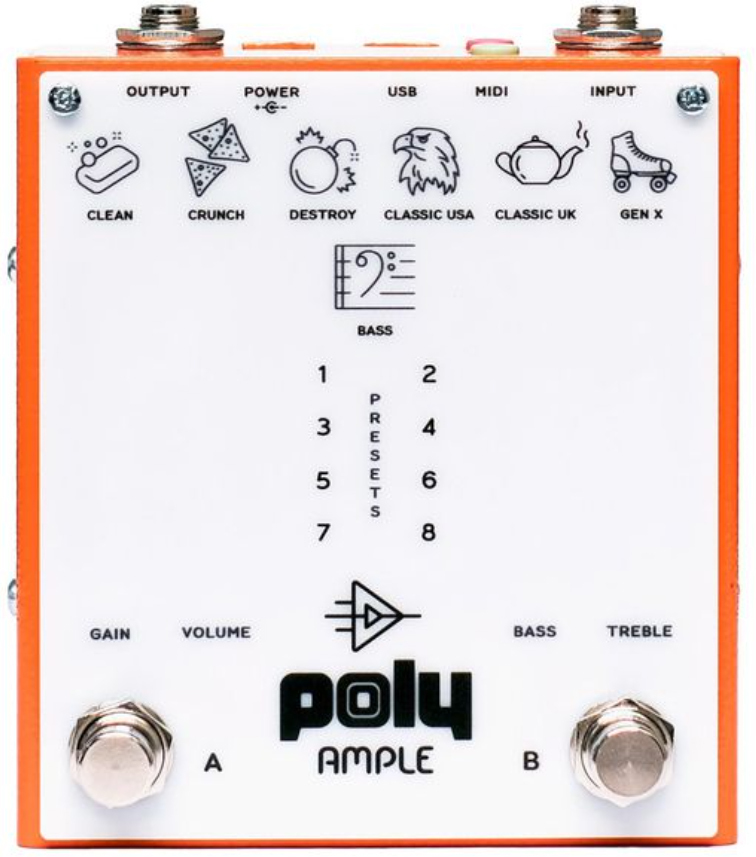 Poly Effects Ample Amp & Cab Sim - Simulacion de modelado de amplificador de guitarra - Main picture