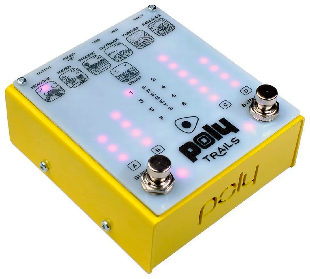 Poly Effects Trails Modulation / Delay - Pedal de reverb / delay / eco - Variation 1