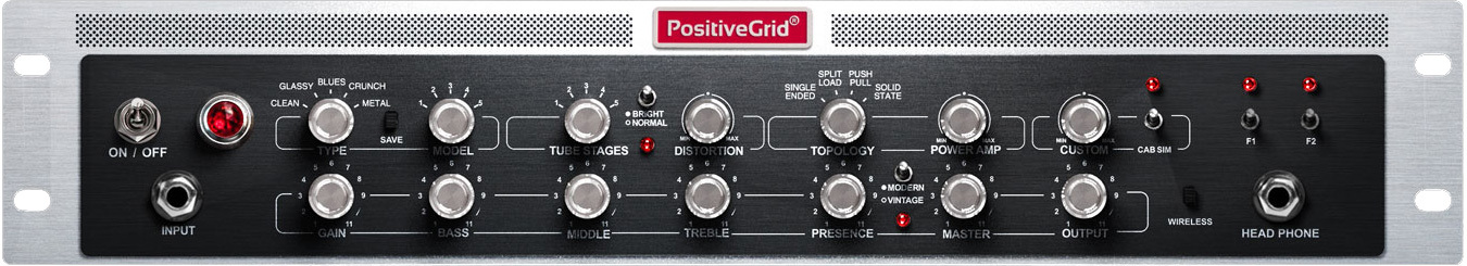 Positive Grid Bias Rack Amplifier - Cabezal para guitarra eléctrica - Main picture