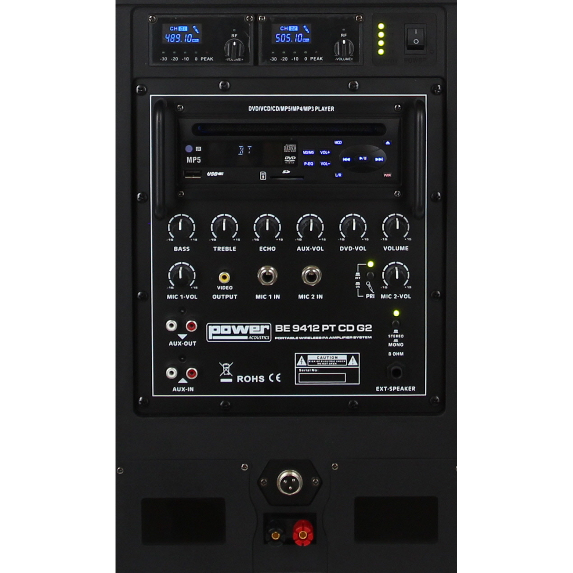 Power Acoustics Be 9412 Pt Cd G2 - Sistema de sonorización portátil - Variation 2