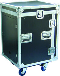 Flightcase rack Power acoustics FCP 12 U Flight Case 12U + Incline Plan 10U