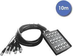 Cable multipolar Power acoustics Snake 2158 12In 10m