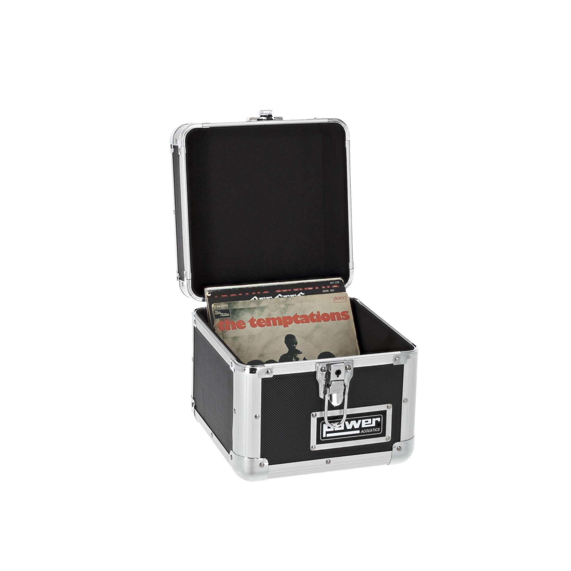 Power Acoustics Valise De Rangement Pour 60 Vinyles 45t - Flightcase DJ - Variation 1