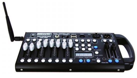 Controlador dmx Power lighting Dmx Show Midi 192C Wifi
