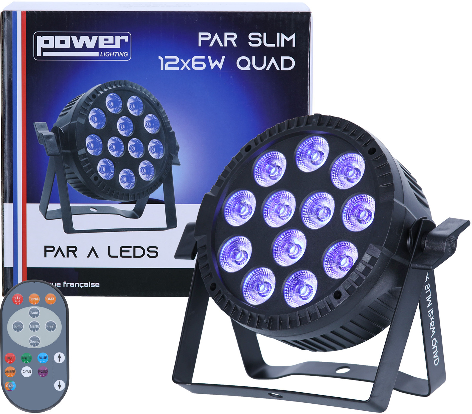 Power Lighting Par Slim 12 Leds De 6w 4-en-1 - Focos LED para escenario - Main picture