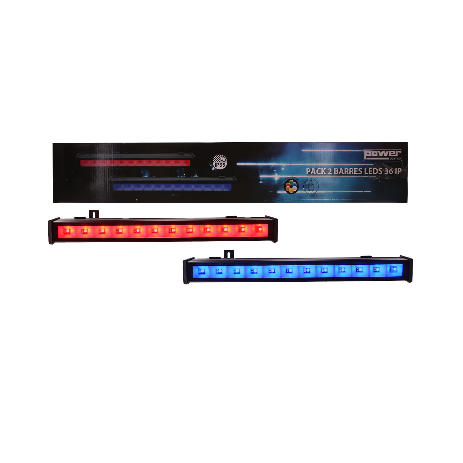 Power Lighting Pack 2barres Led 36 Ip - Barra de LED - Variation 3