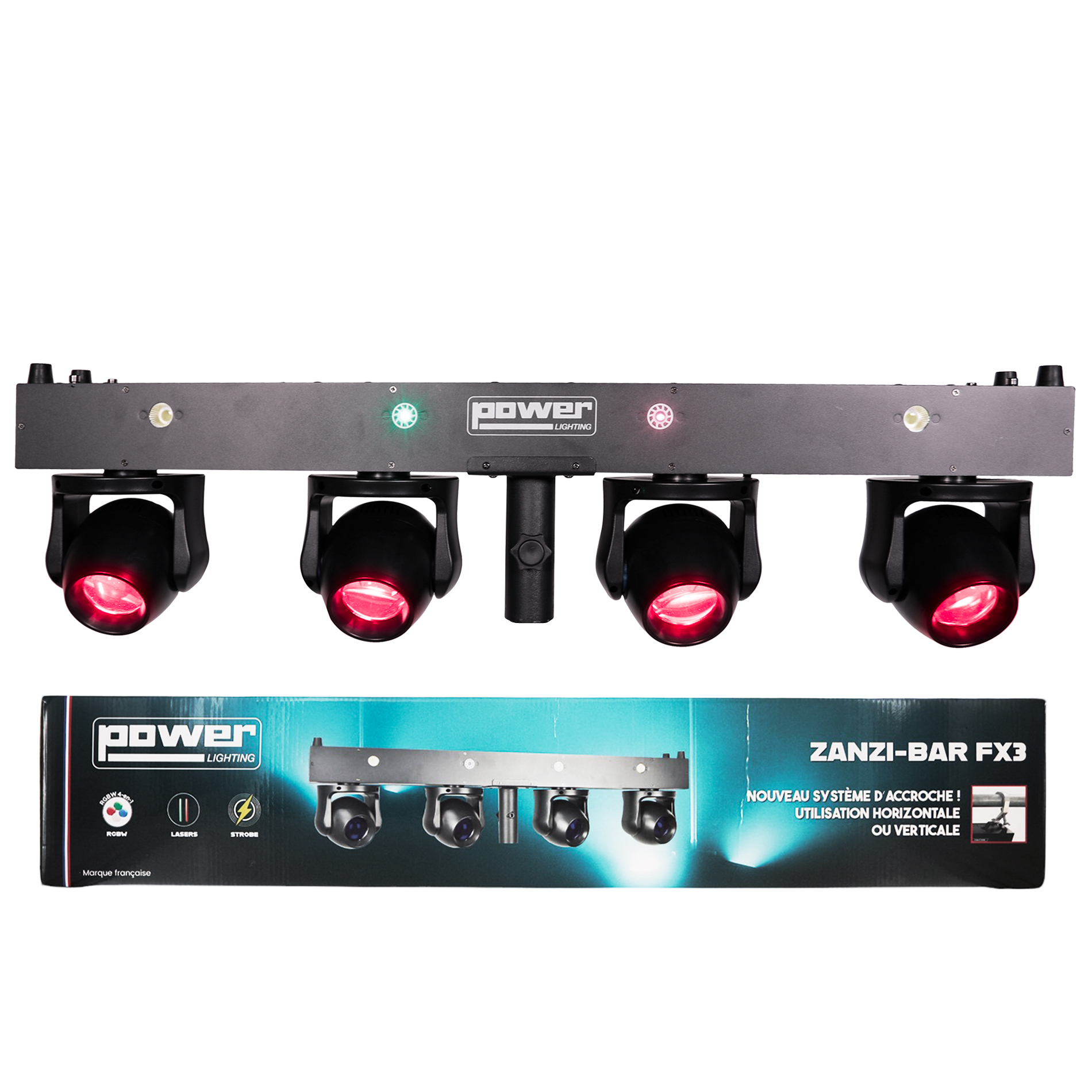 Power Lighting Zanzi-bar Fx3 - Cabezas móviles de haz - Variation 4