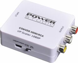 Adaptador de conexión Power studio Conver HDMI RCA