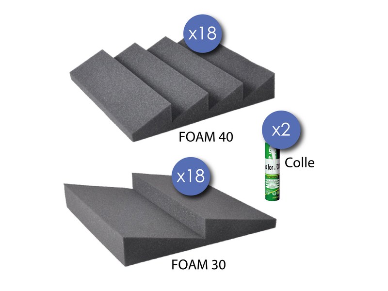 Power Studio Studio Foam Kit 36 - Panel para tratamiento acústico - Variation 2