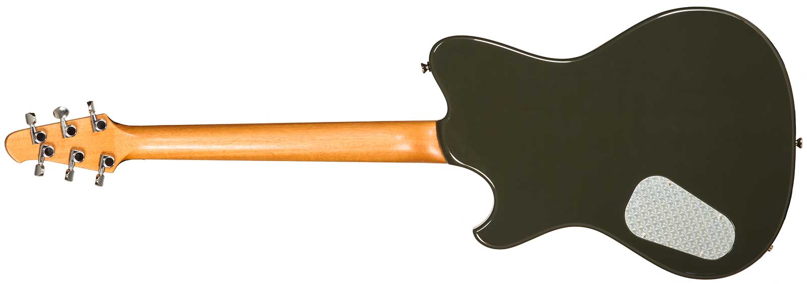 Powers Electric A-type 2s Ff42 Ht Mn #a494 - Black Olive - Guitarra electrica retro rock - Variation 1