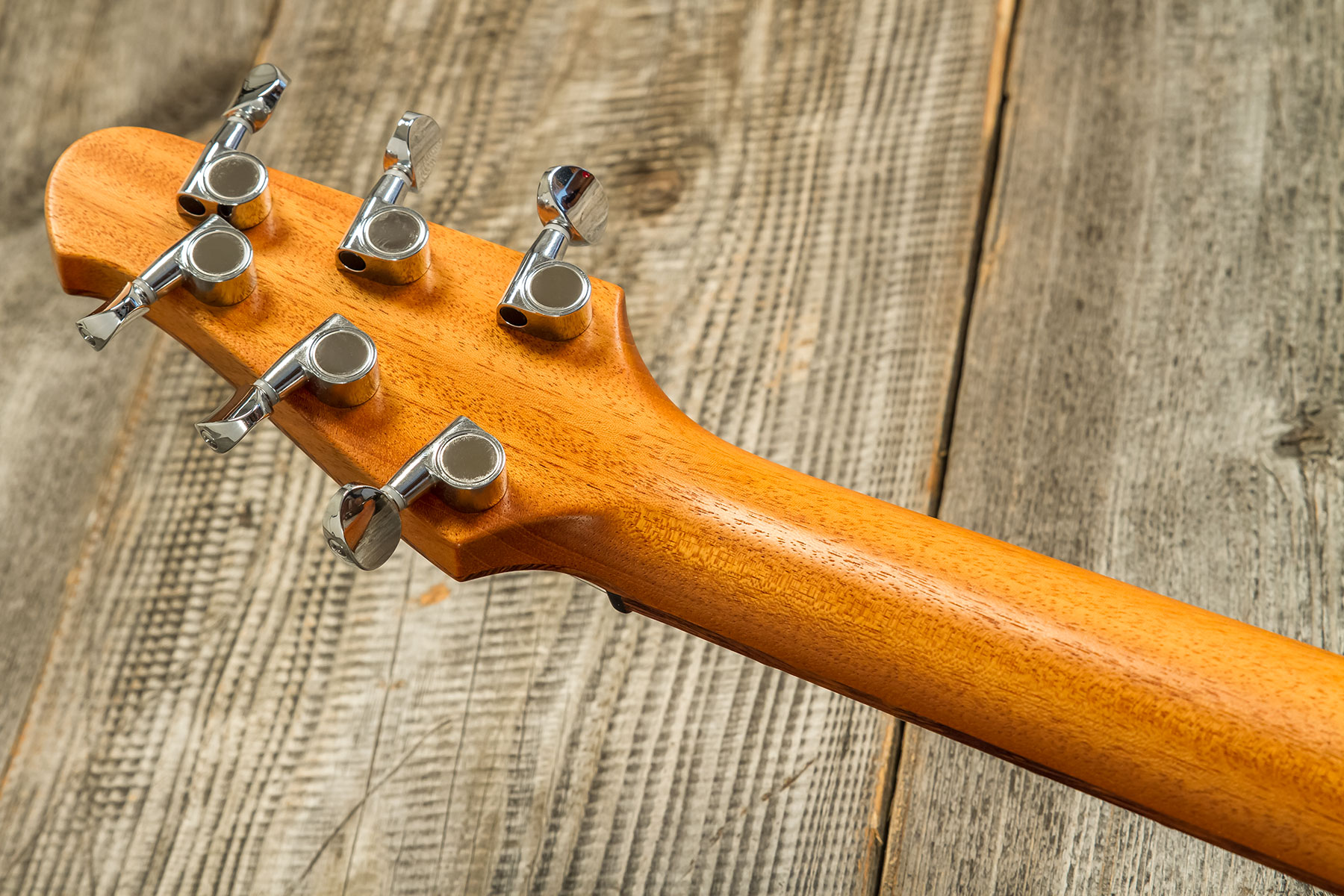 Powers Electric A-type 2s Ff42 Trem Mn #a393 - Onyx Green Metallic - Guitarra electrica retro rock - Variation 9