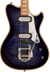 Guitarra electrica retro rock Powers electric A-Type #A486 - Twilight blue