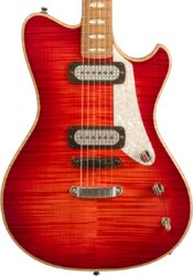 Guitarra electrica retro rock Powers electric A-Type #A420 - Cosmo red