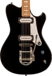 Guitarra electrica retro rock Powers electric A-Type #A697 - Jet black