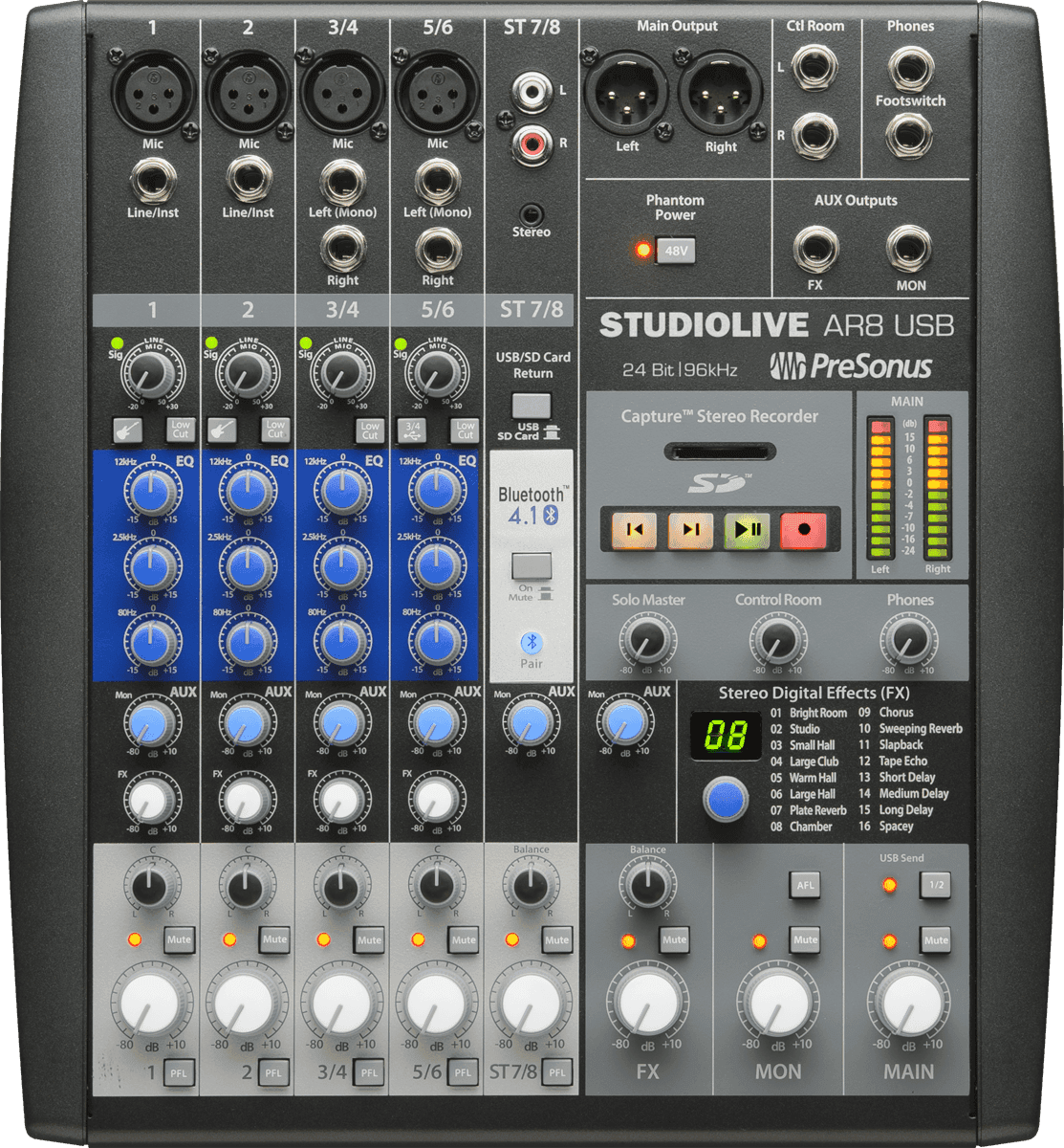 Presonus Studiolive Ar8 - Mesa de mezcla analógica - Main picture