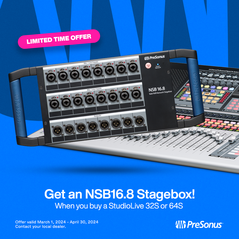 Presonus Studiolive 64s  + Nsb 16.8  Offerte - Mesa de mezcla digital - Variation 1