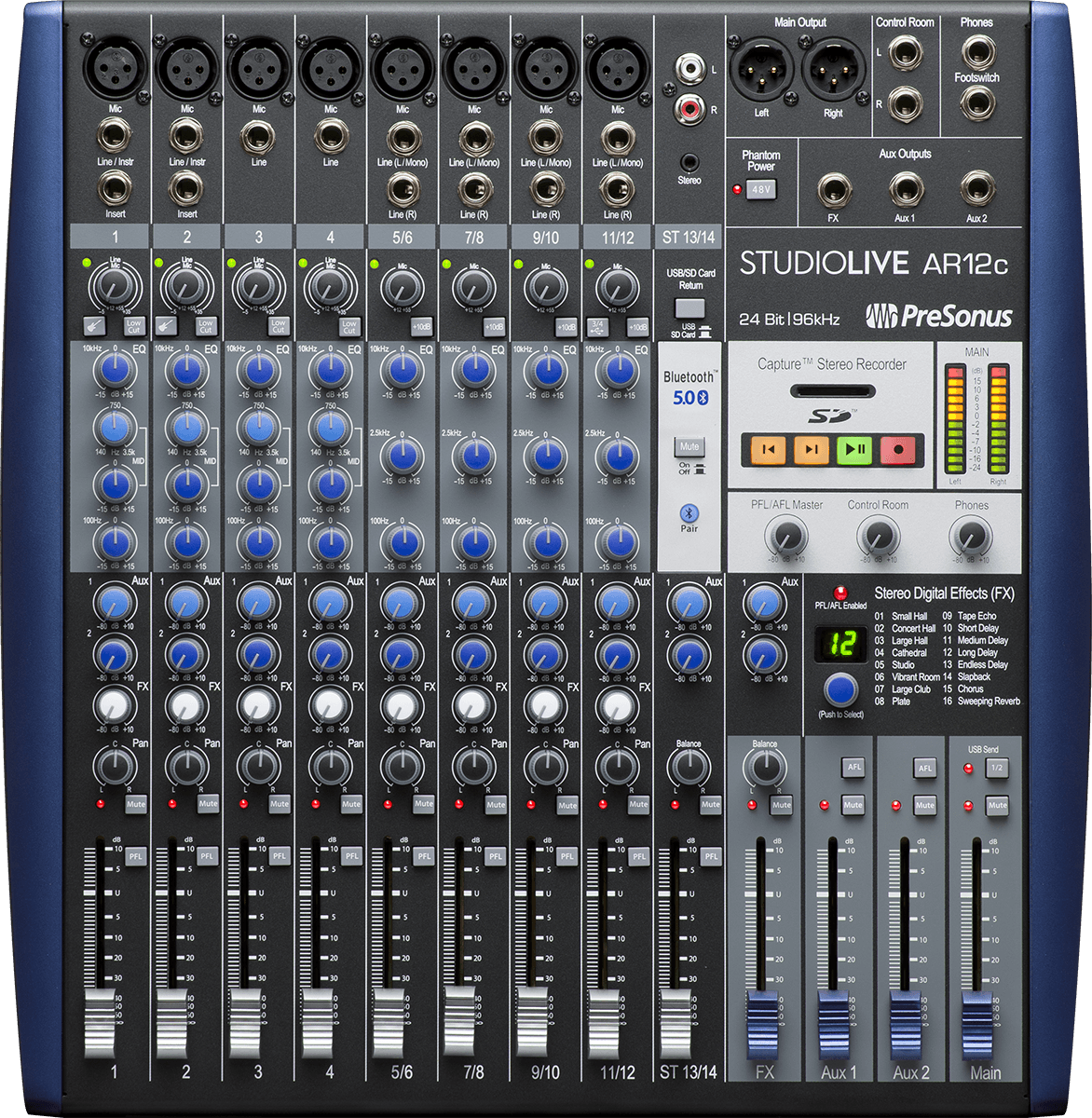 Mesa de mezcla analógica Presonus StudioLive AR12c
