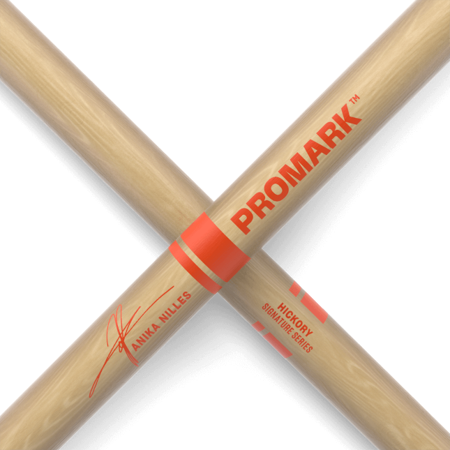 Pro Mark Anika Nilles Hickory Drumstick, Wood Tip - Baquetas para batería - Variation 1