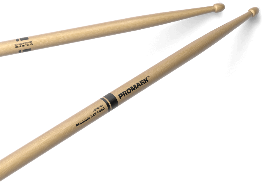 Pro Mark Rbh580law Rebound 5ab Long Hickory Drumstick, Acorn Wood Tip - Baquetas para batería - Main picture